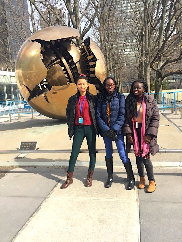 ALU students at the UN headquarters