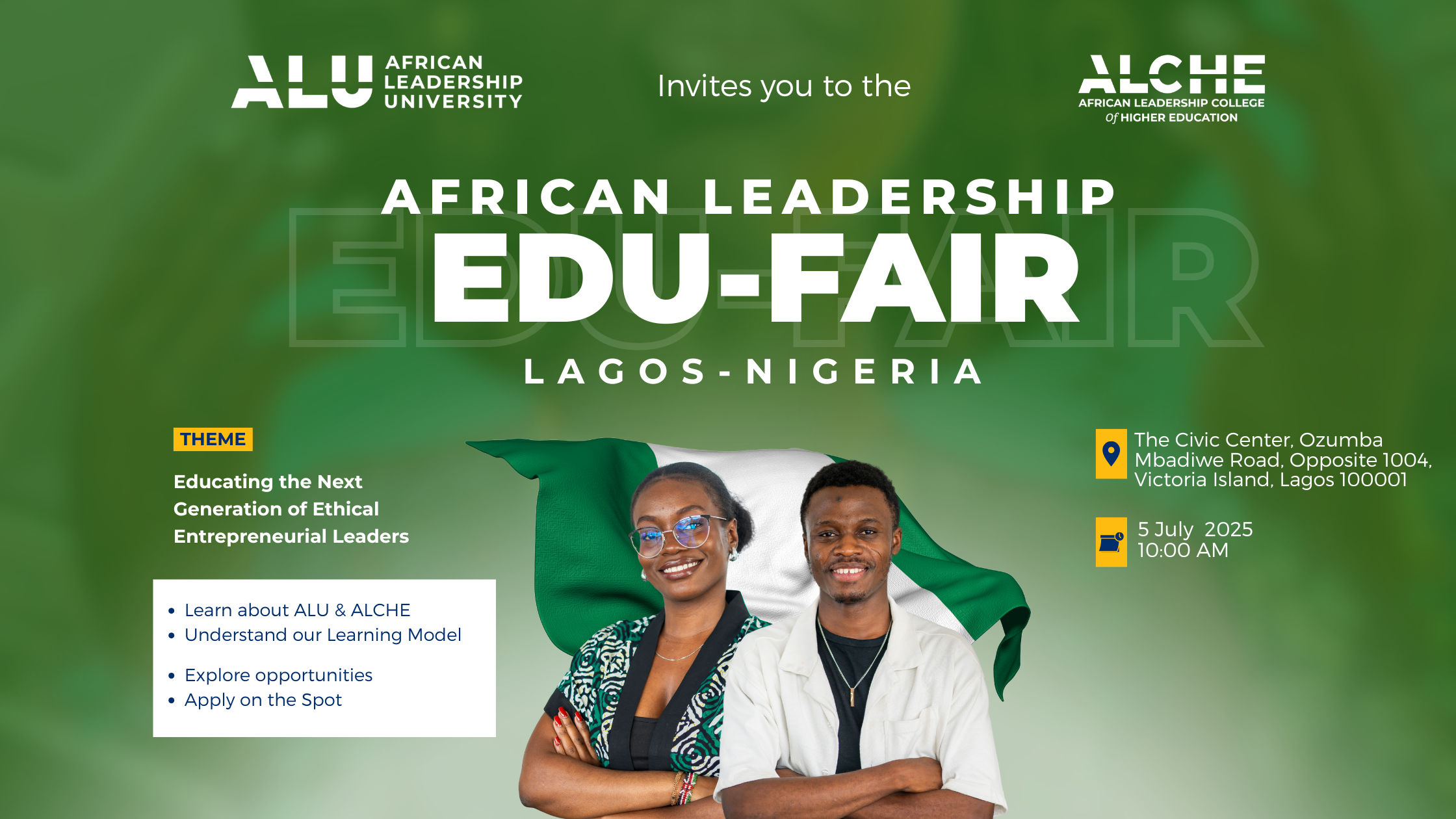 ALU/ALCHE Exclusive EduFair 2025 – Nigeria